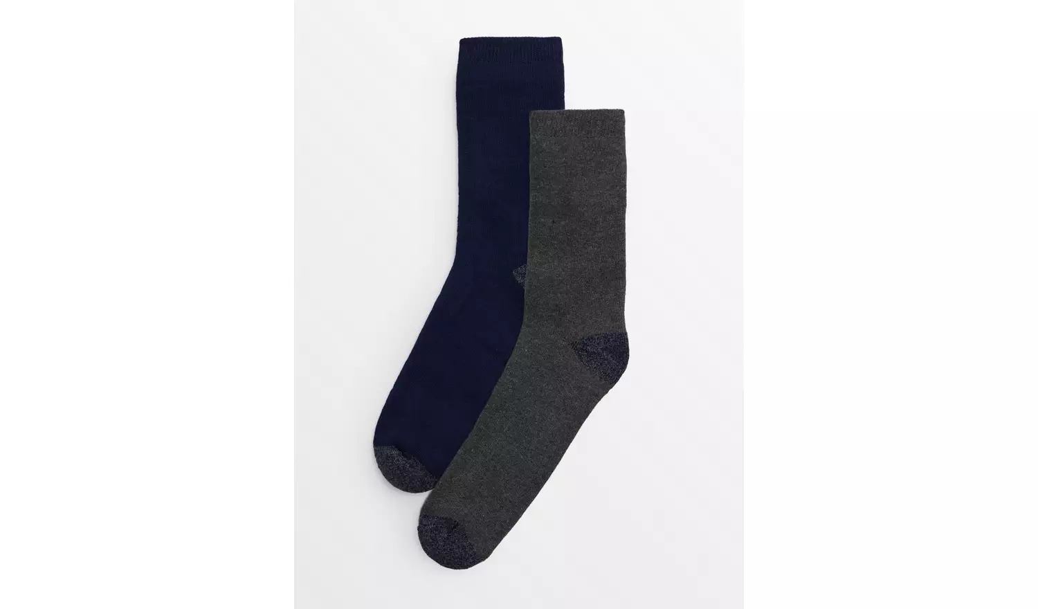 Navy & Grey Blister Resist Socks 2 Pack 6-8.5
