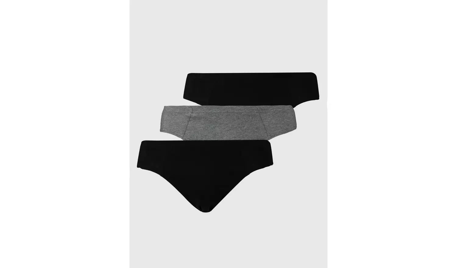 Black & Grey Slips 3 Pack XXXL