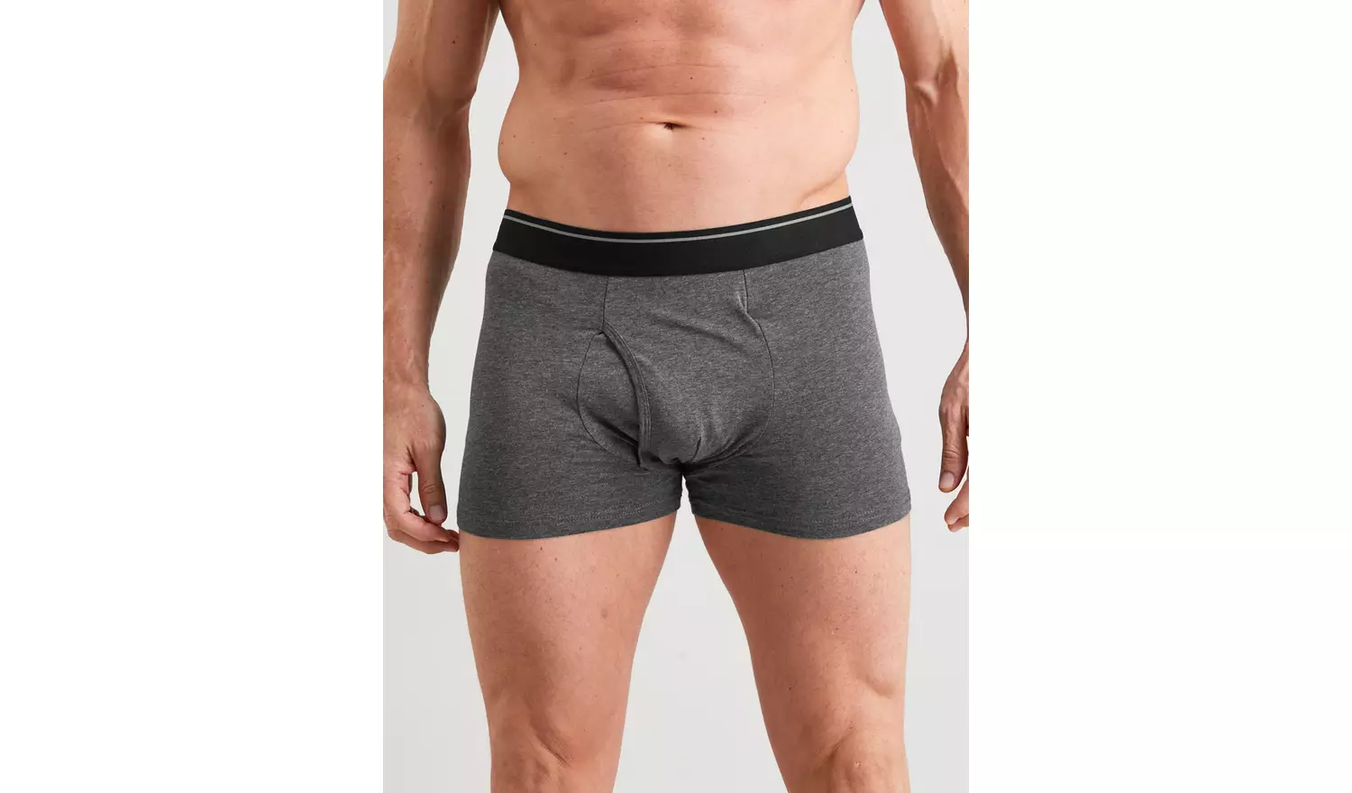 Black & Grey Trunks 3 Pack XS