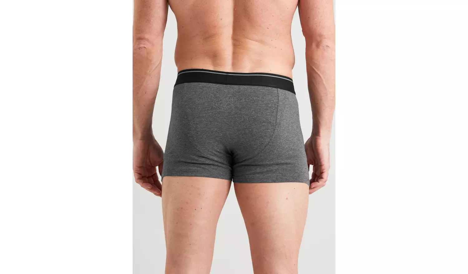 Black & Grey Trunks 3 Pack XS