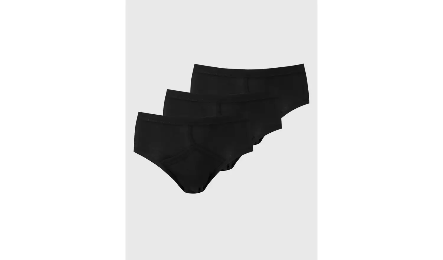 Black Briefs 3 Pack M