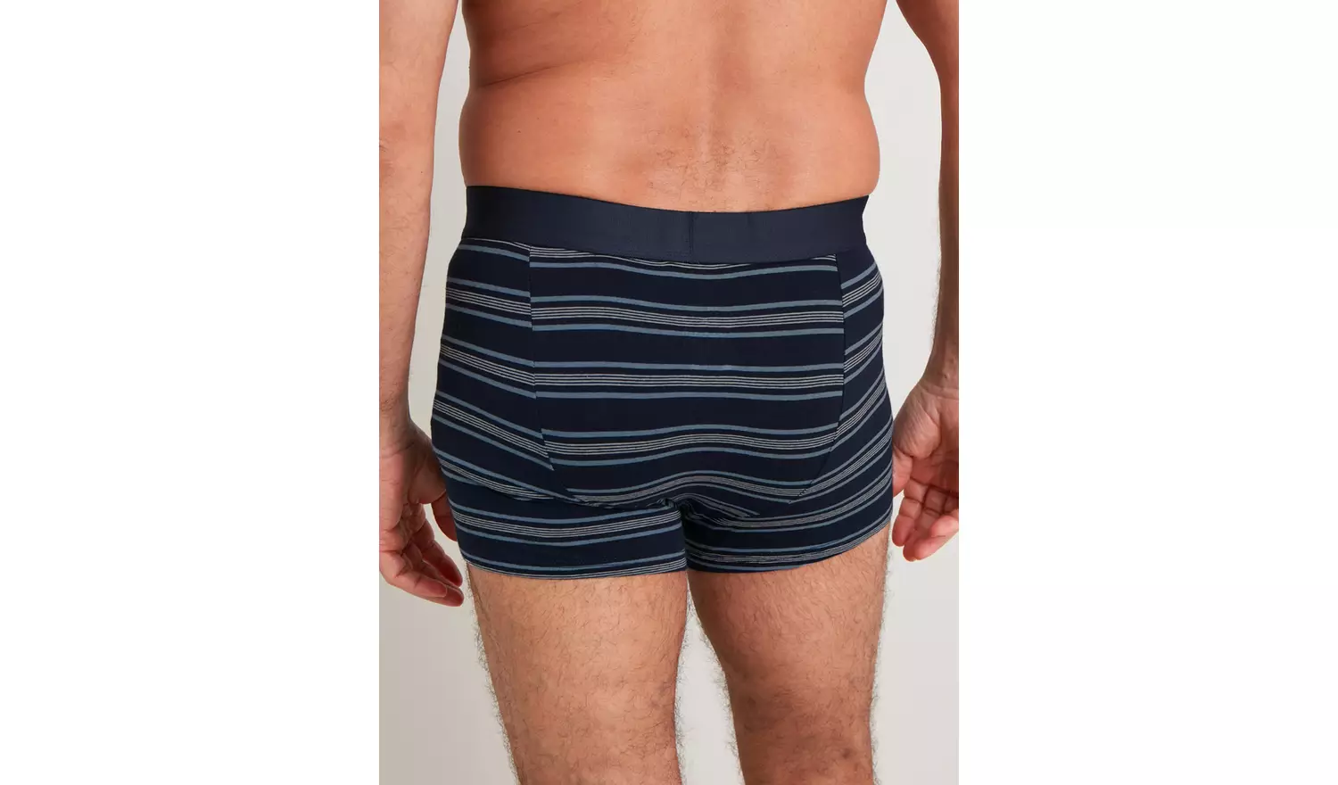 Navy Geo & Stripe Trunks 3 Pack L