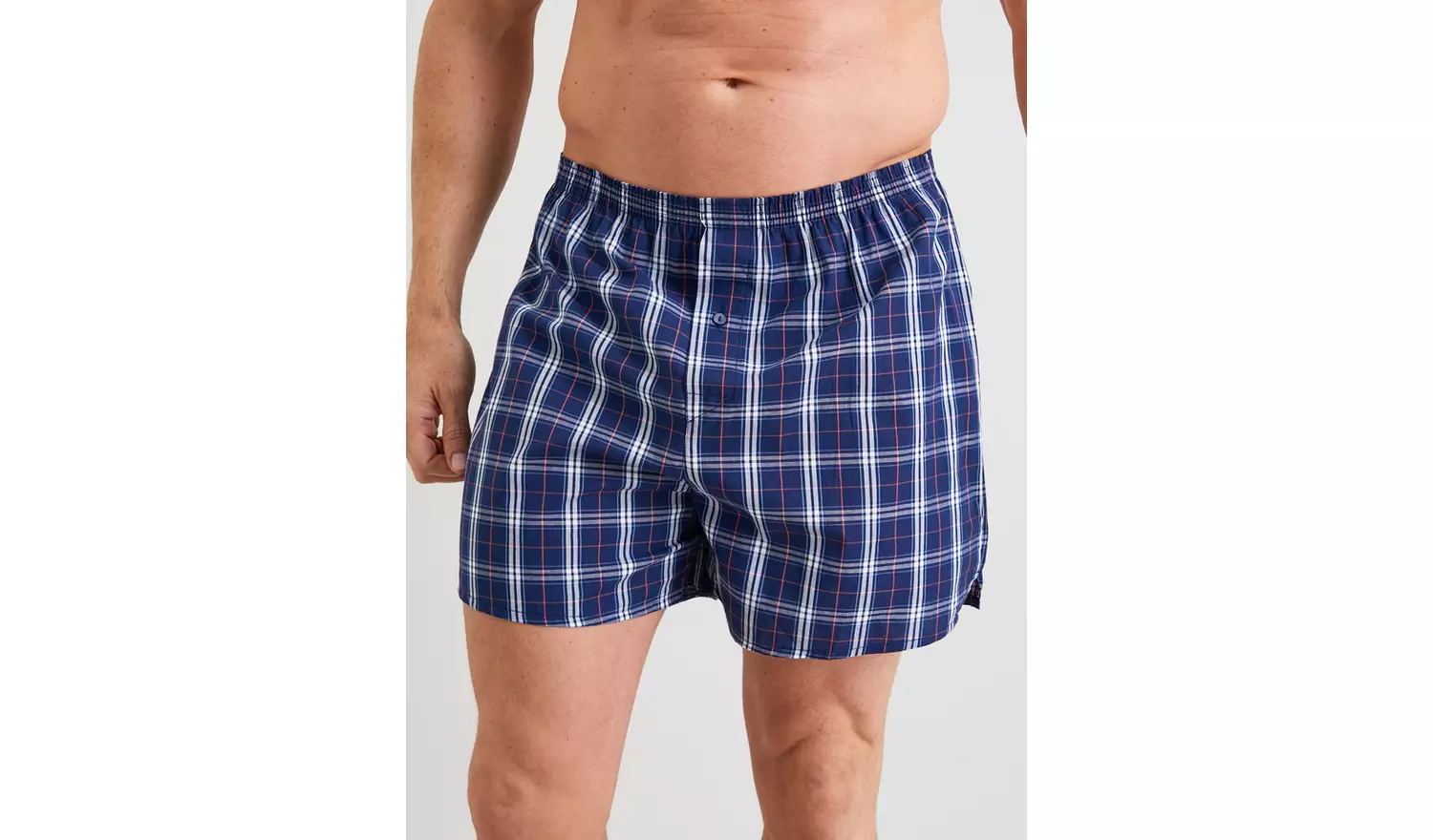 Bright Check Woven Boxers 3 Pack - XS