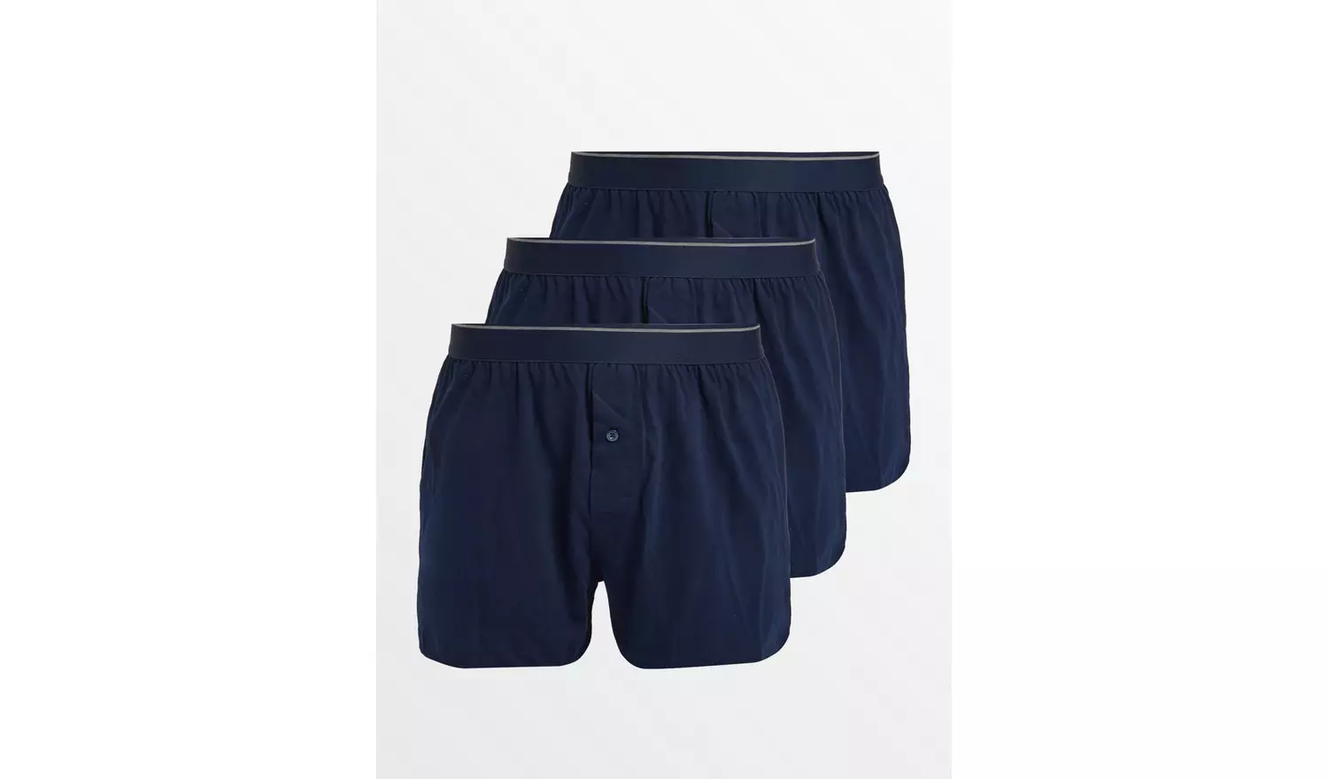 Navy Jersey Boxers 3 PackXXXL