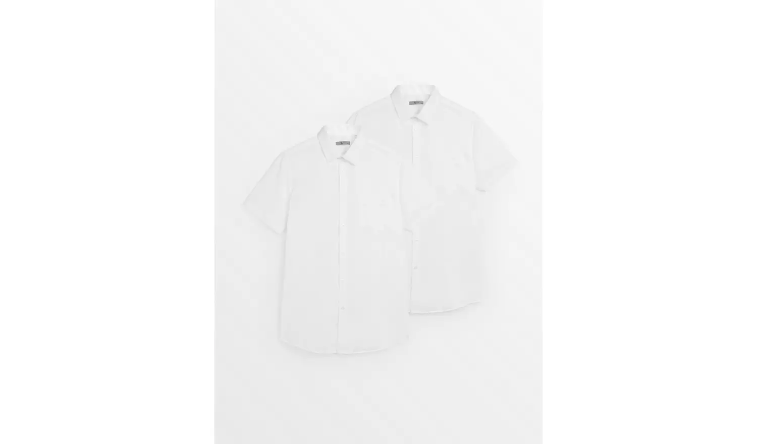 White Slim Fit Formal Shirt 2 Pack 14.5