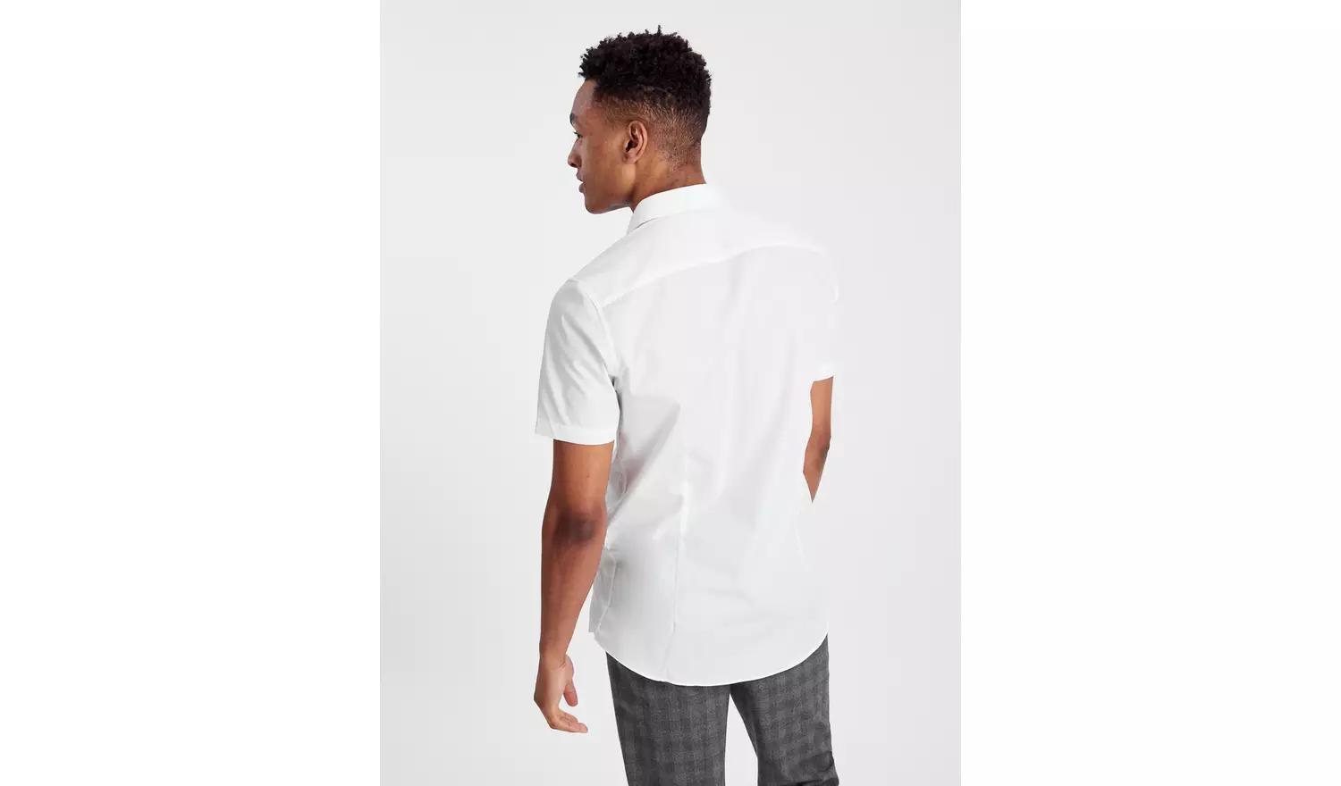 White Slim Fit Formal Shirt 2 Pack 15.5