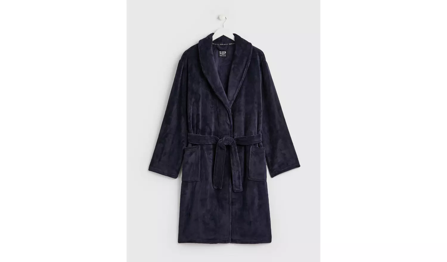 Navy Well Soft Dressing Gown - L