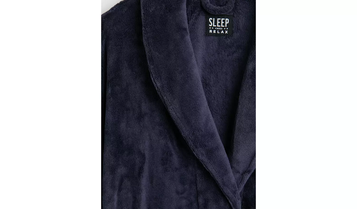 Navy Well Soft Dressing Gown - L