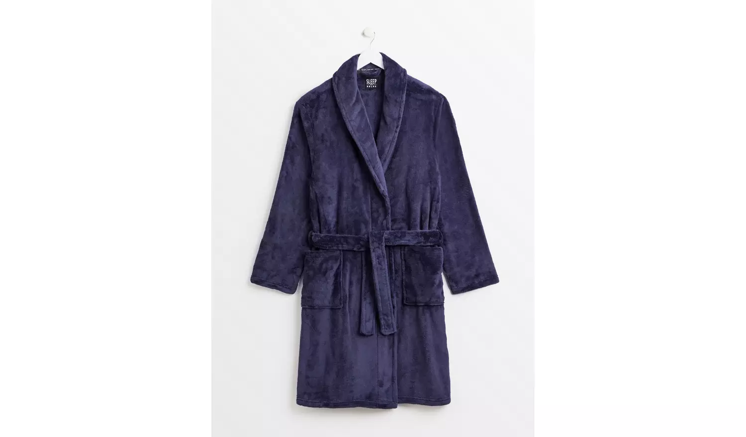 Navy Soft Fleece Dressing Gown XXL