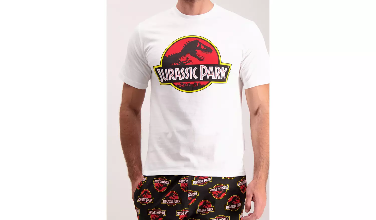 White and Black Jurassic Park Pyjama's - XXL