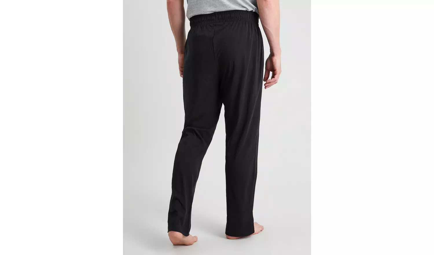 Black & Charcoal Jersey Pyjama Bottoms 2 Pack XXXL