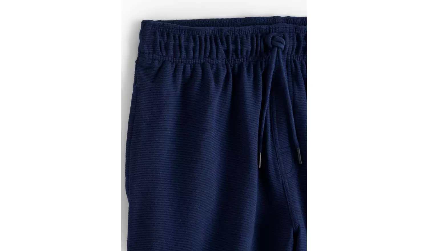 Navy Ottoman Pyjama Shorts S