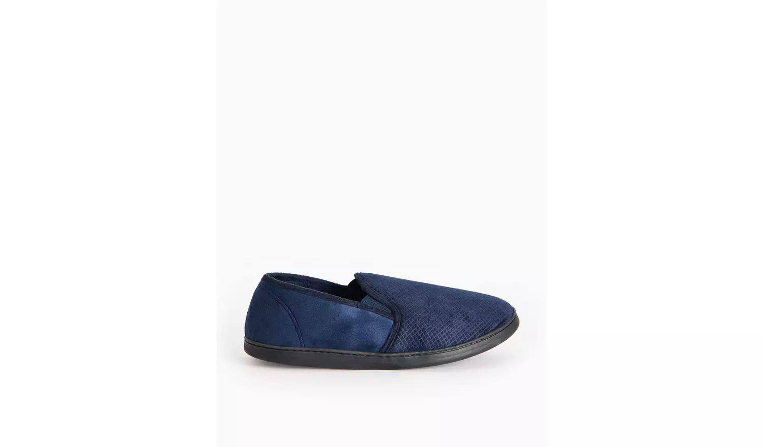 Navy Diagonal Square Full Slippers With Arch Support 7