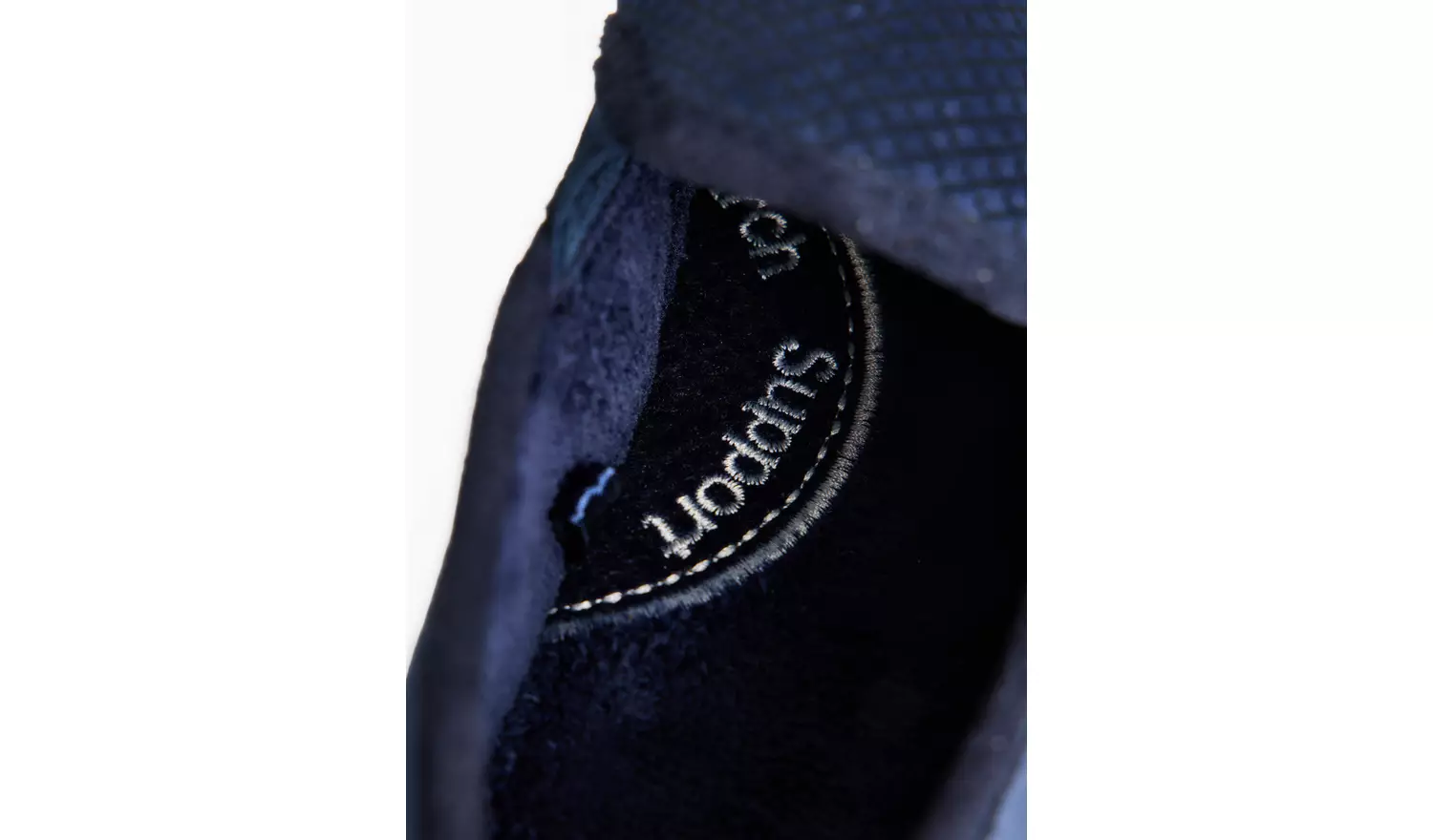 Navy Diagonal Square Full Slippers With Arch Support 8