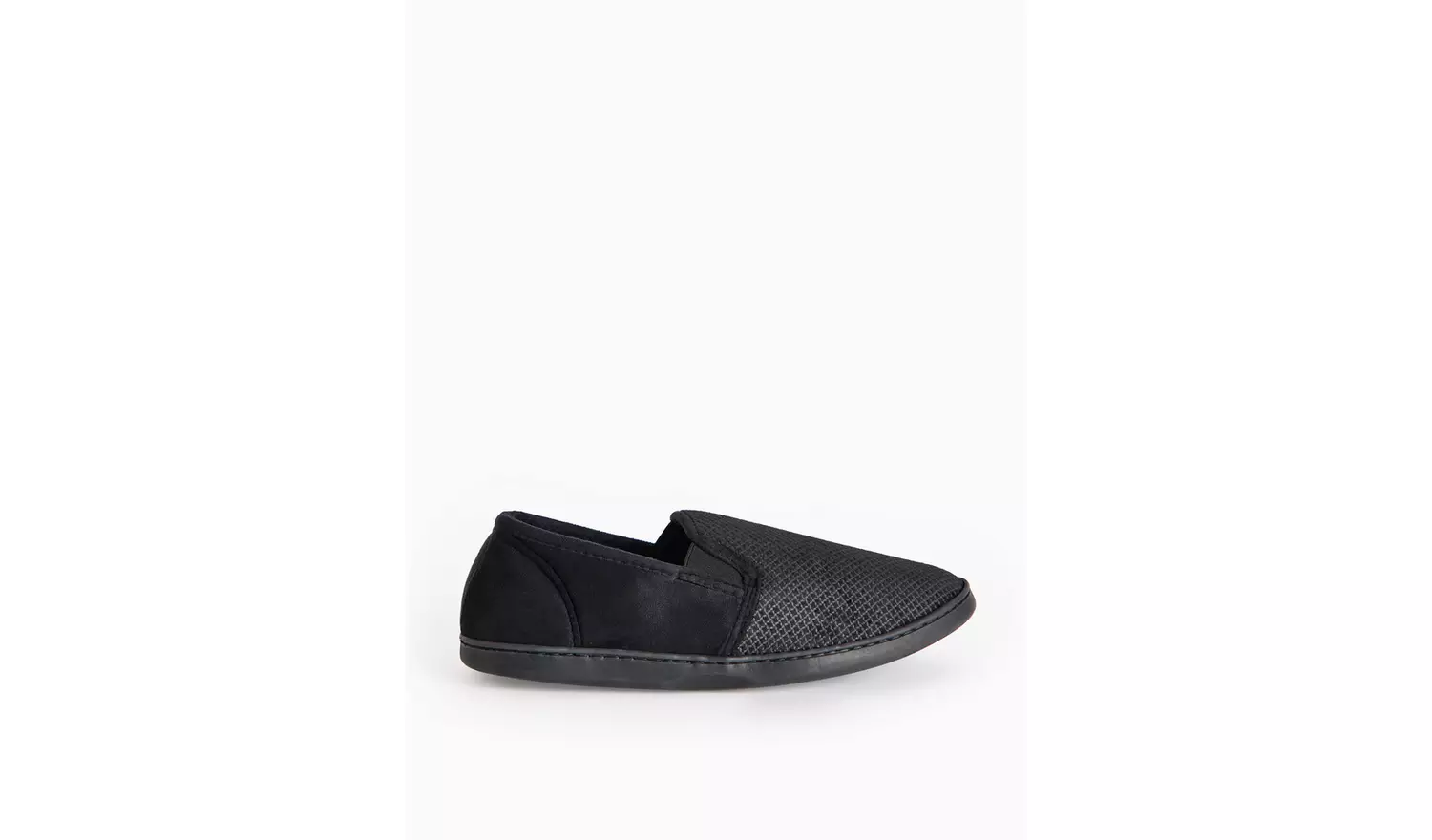 Black Diagonal Square Full Slippers With Arch Support 11