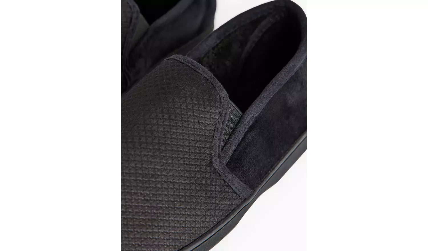 Black Diagonal Square Full Slippers With Arch Support 11
