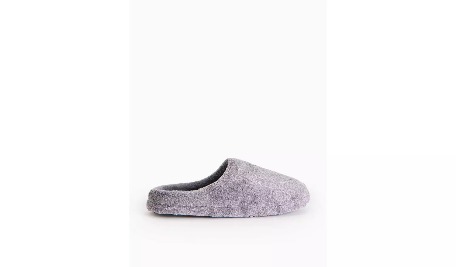 Grey Mule Memory Foam Slippers S