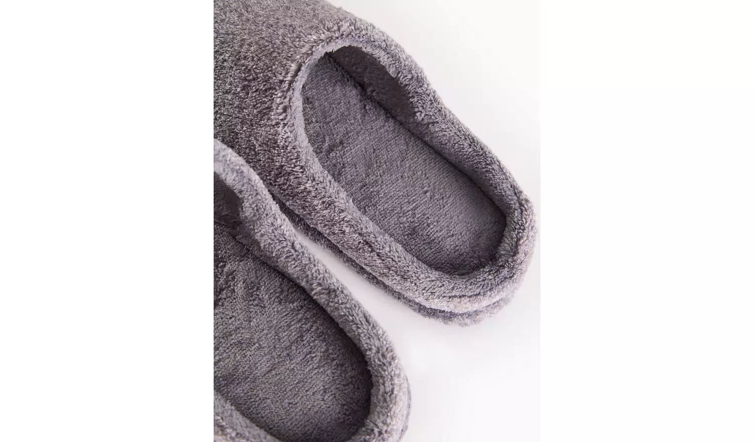 Grey Mule Memory Foam Slippers S