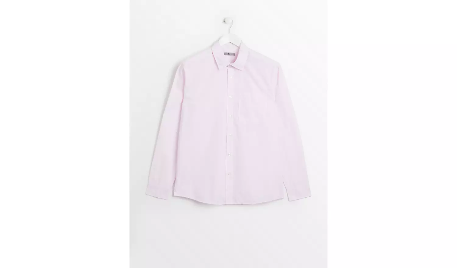 Pink Butchers Stripe Regular Fit Shirt XL