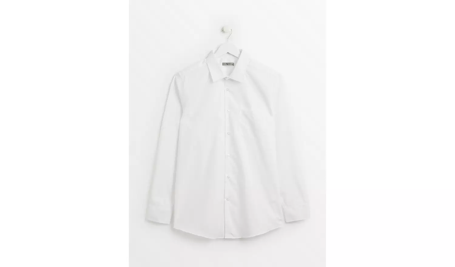 White Regular Fit Long Sleeve Shirts 2 Pack18