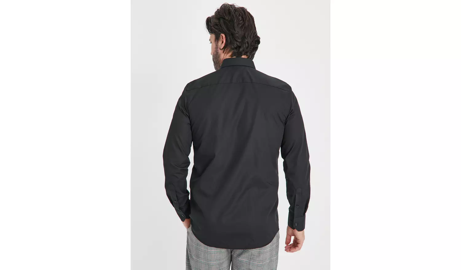 Black Regular Fit Formal Shirt 2 Pack 18.5