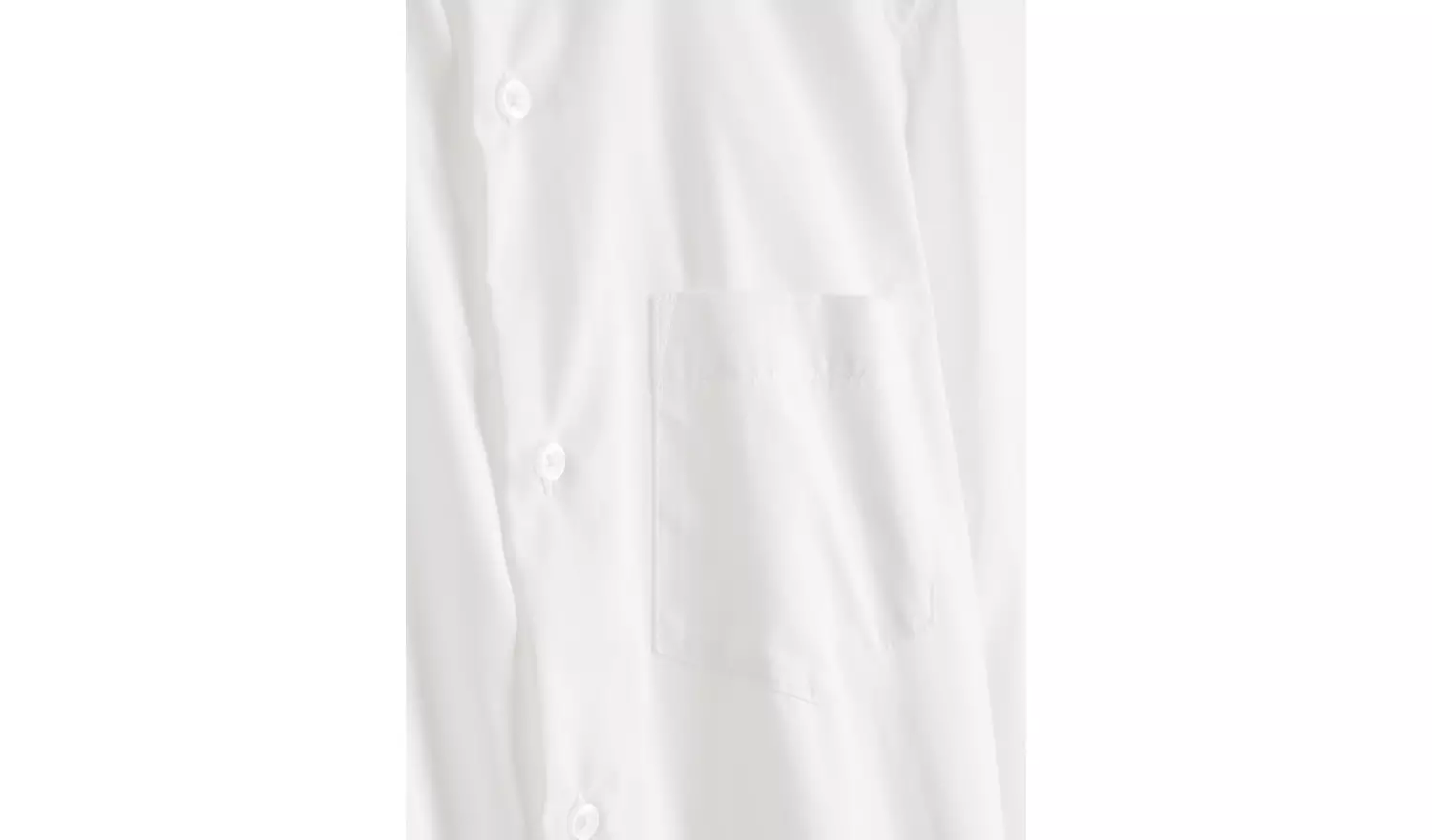 White Regular Fit Long Sleeve Shirts 5 Pack 18.5