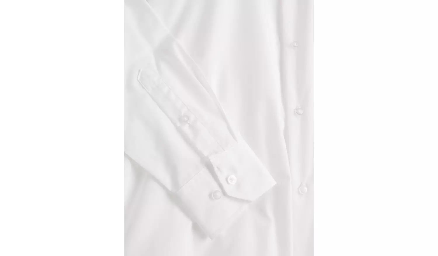 White Slim Fit Long Sleeve Shirts 5 Pack19.5