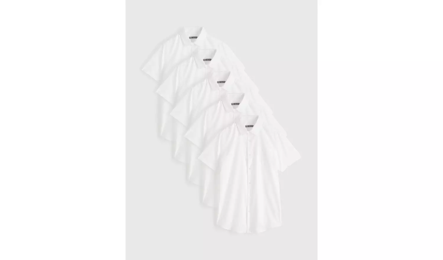 White Slim Fit Formal Shirt 5 Pack 21