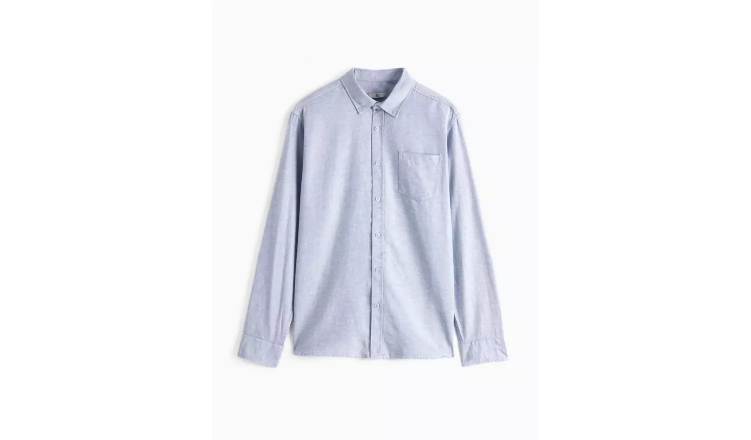 Blue Long Sleeve Oxford Shirt S