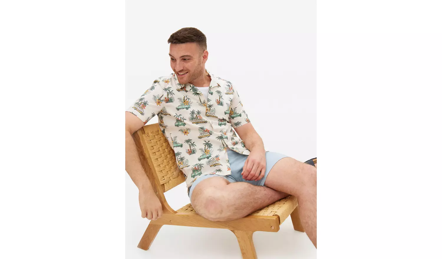 Camper Van Print Short Sleeve Shirt XXXL