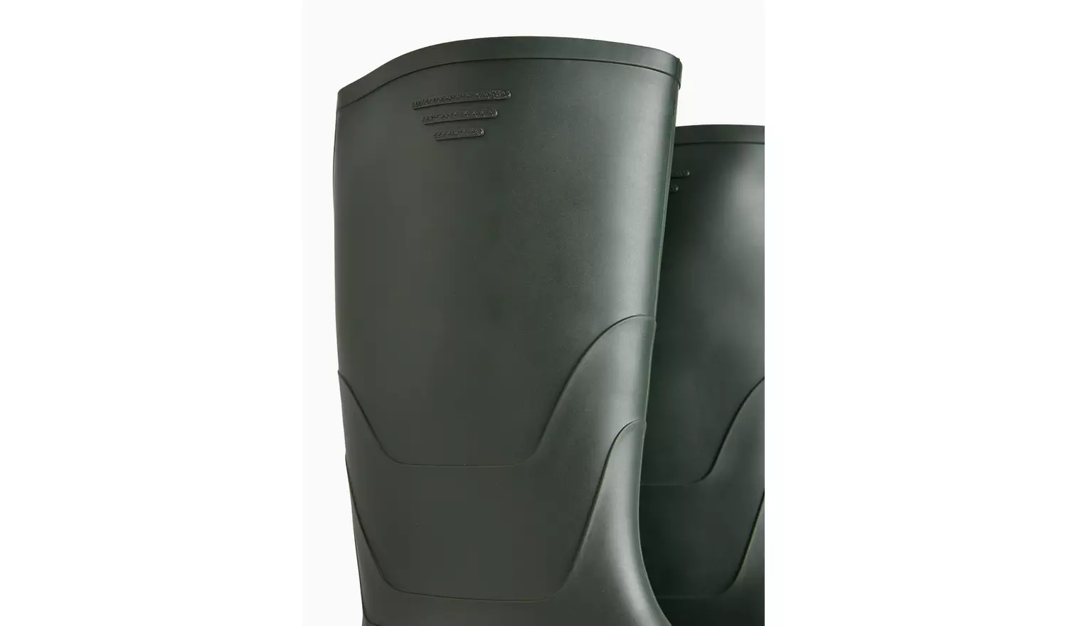 Khaki Calf Length Rubber Wellies 9