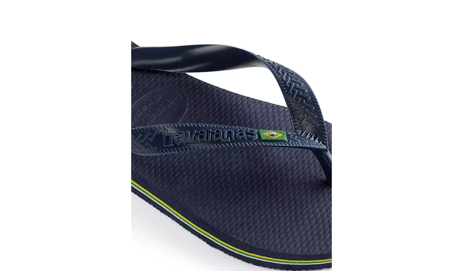 HAVAIANAS Brasil Flip Flops Navy Blue 39/40