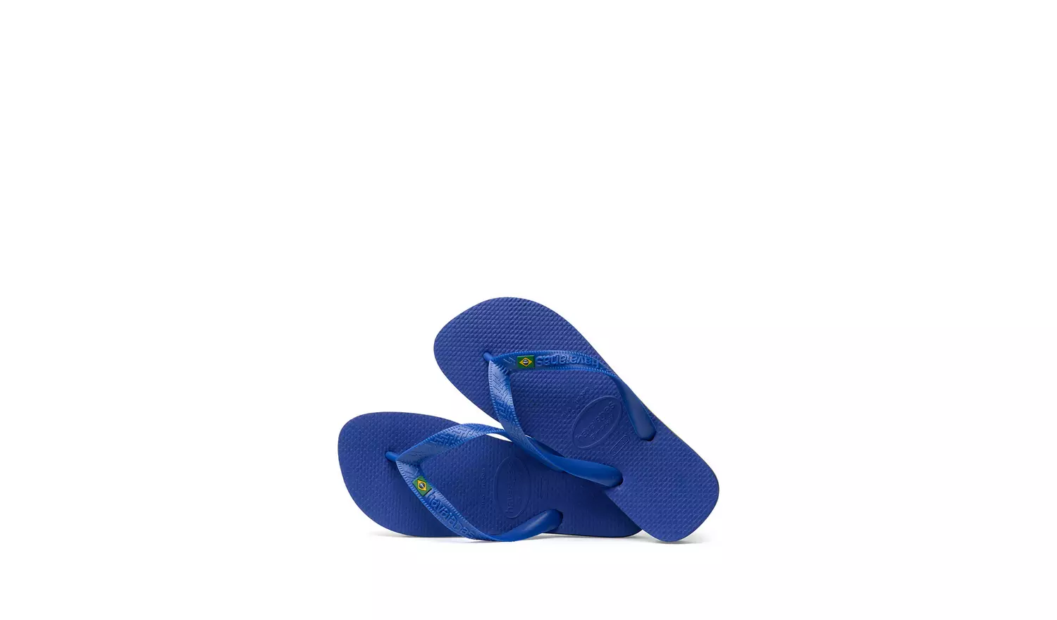 HAVAIANAS Brasil Flip Flops Marine Blue 43/44