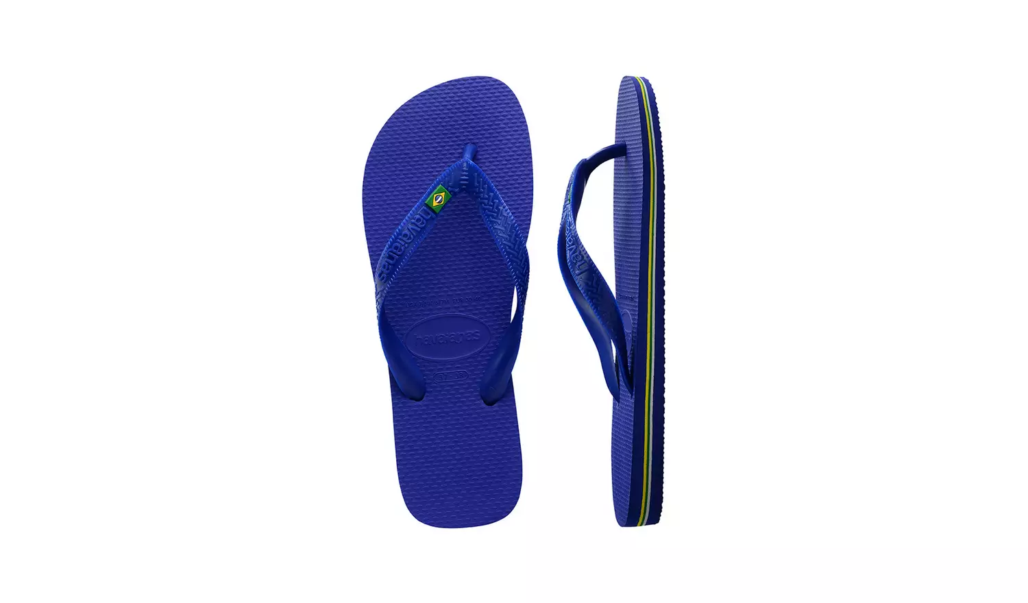 HAVAIANAS Brasil Flip Flops Marine Blue 45/46