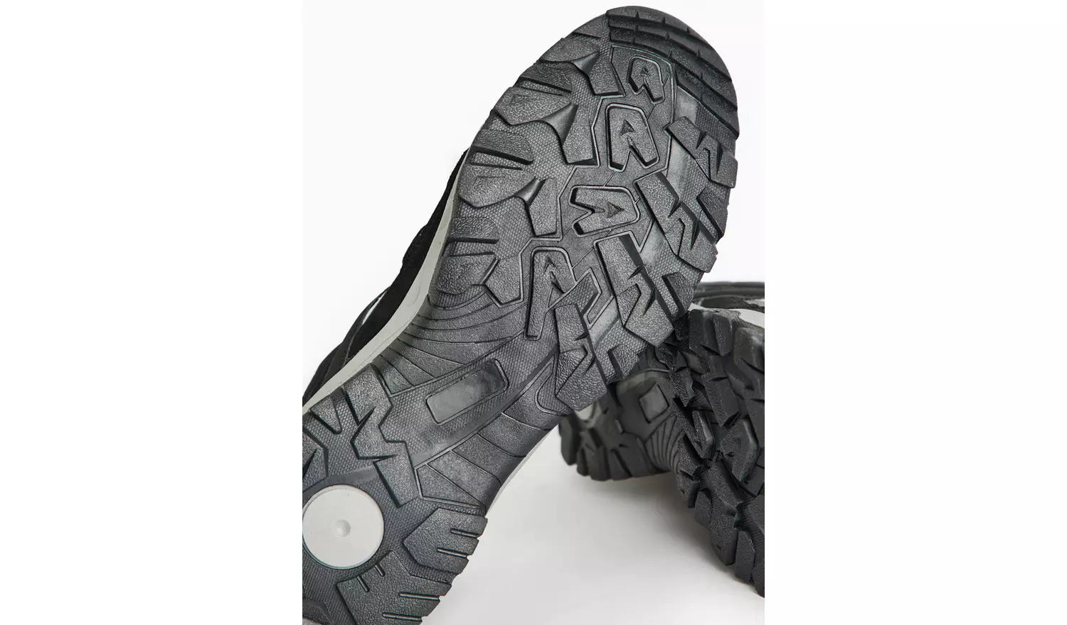 Black Suede Waterproof Hiking Trainers 10