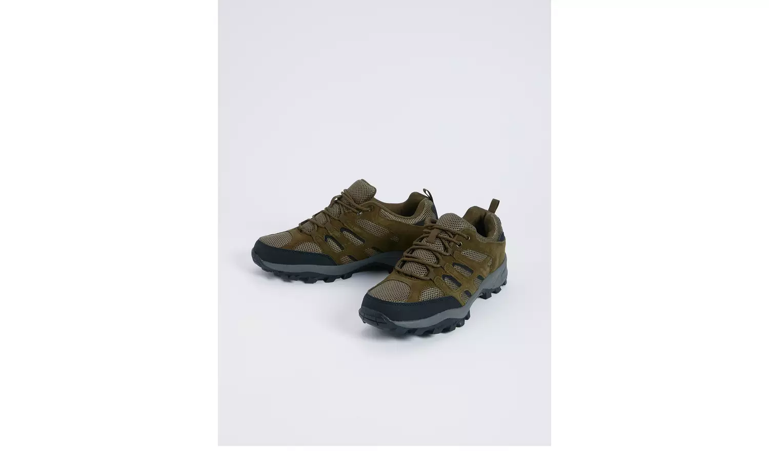 Sole Comfort Khaki Hiker Shoes - 9