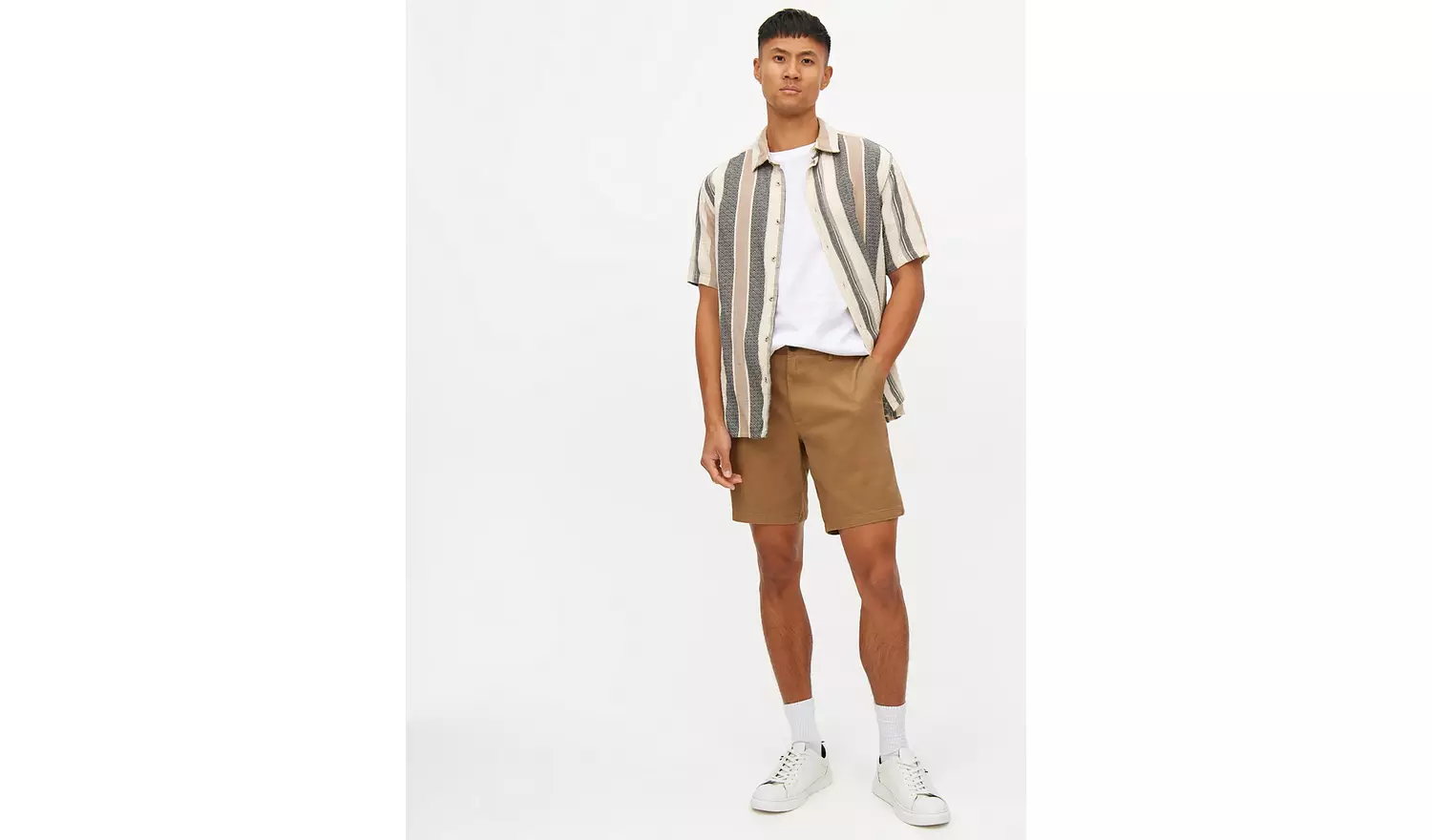 Brown Classic Chino Shorts 48