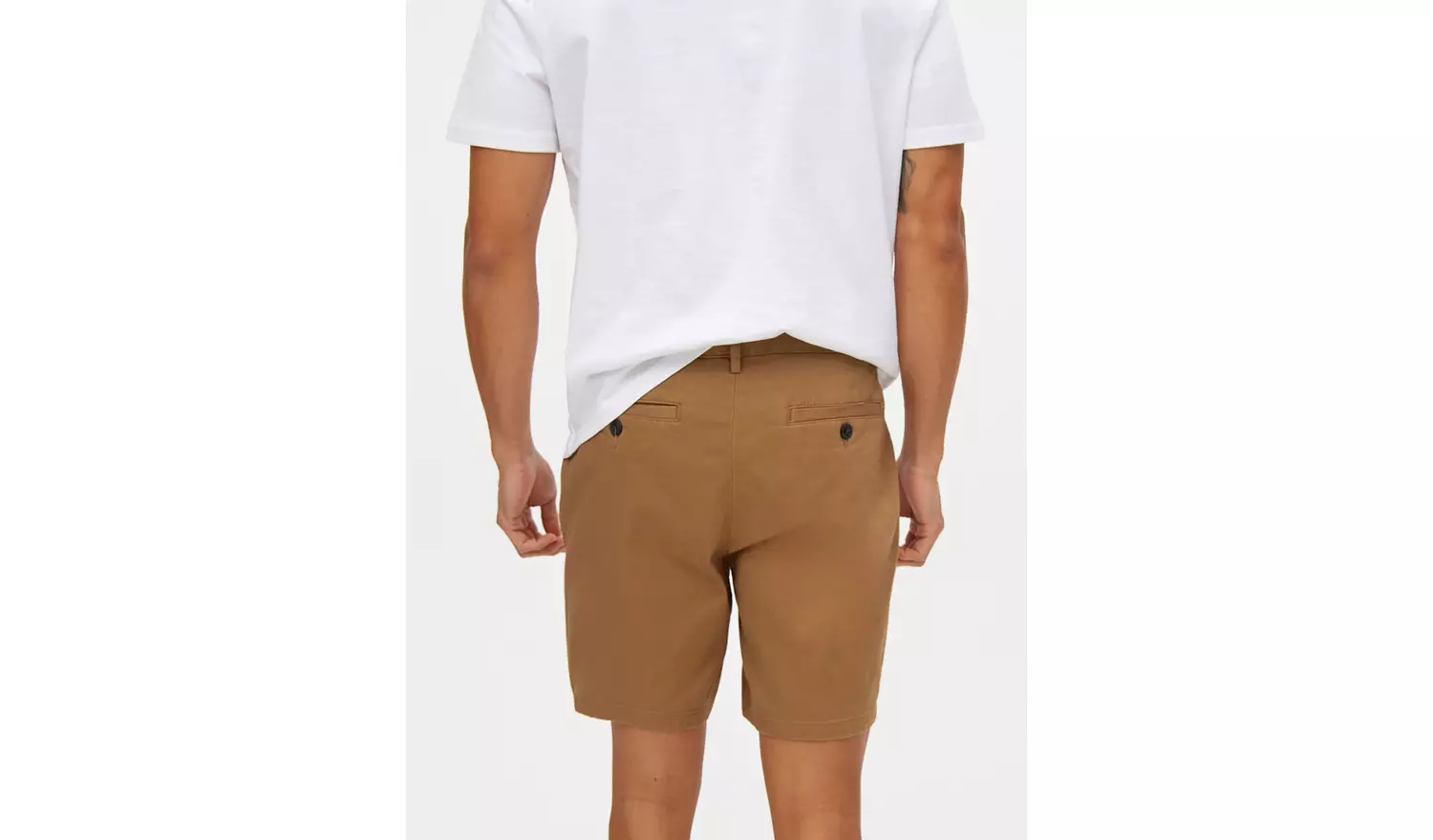 Brown Classic Chino Shorts 40