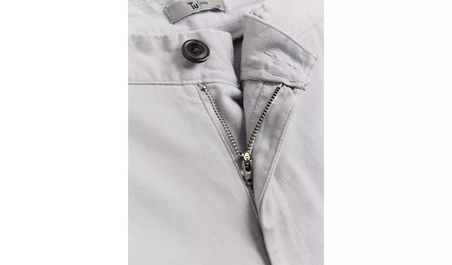 Grey Classic Chino Shorts 48