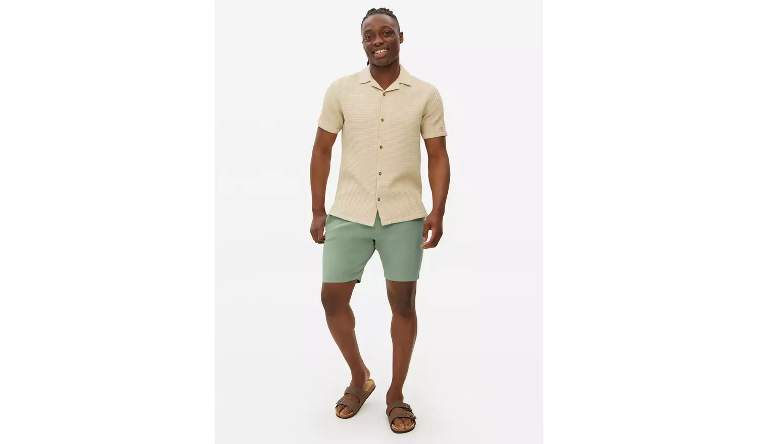Light Green Chino Core Shorts 44
