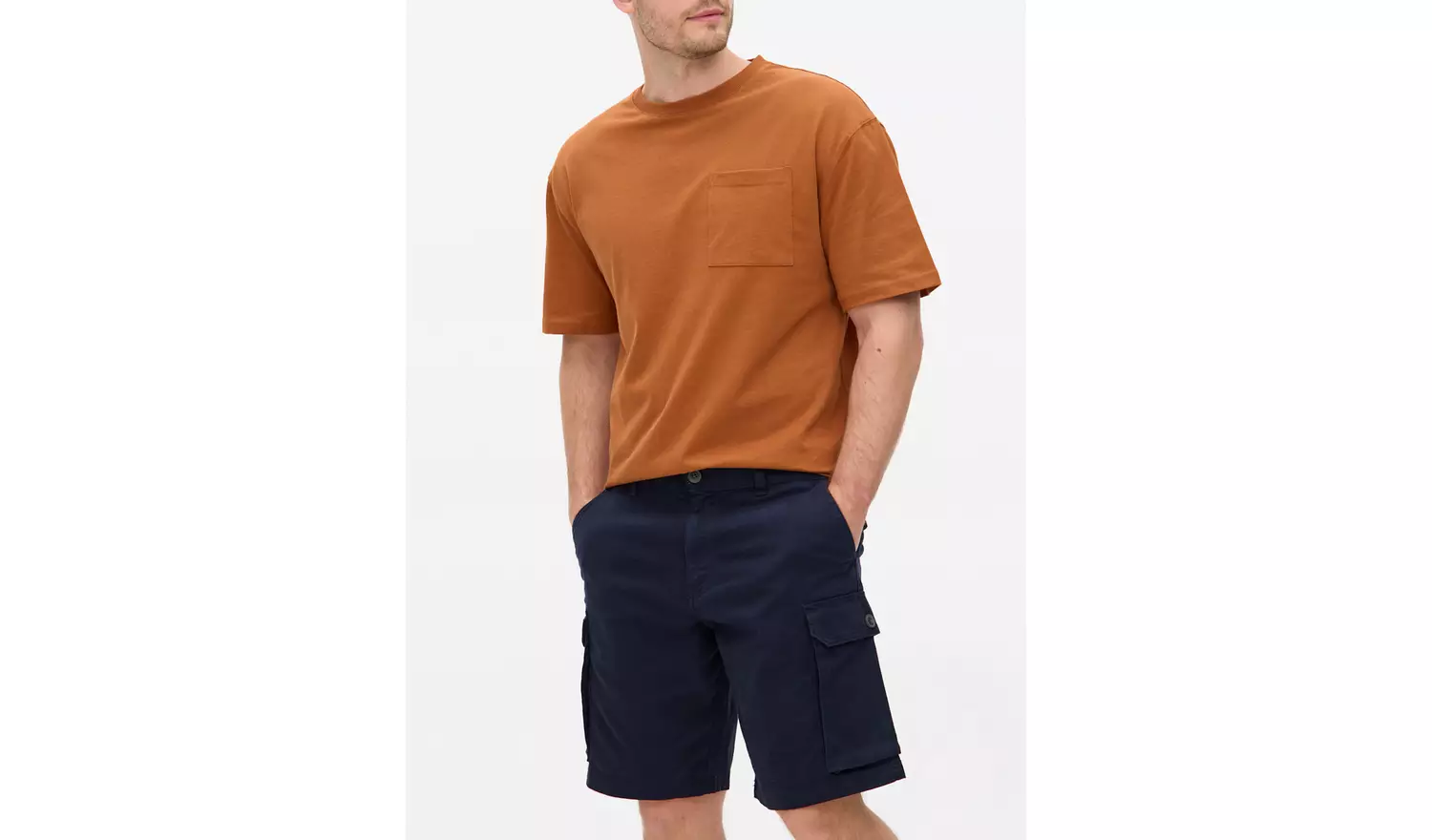 Navy Core Cargo Shorts 40