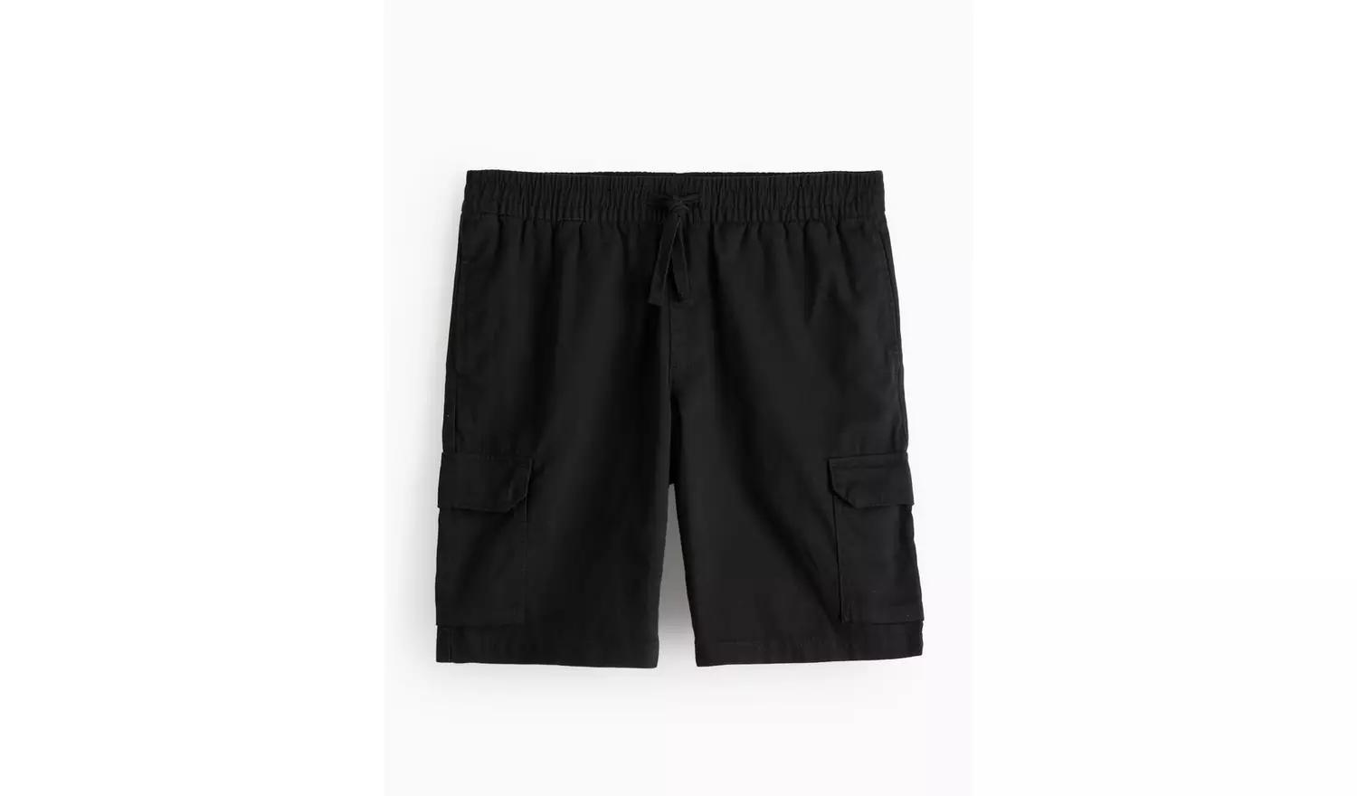 Black Washed Cargo Shorts 32