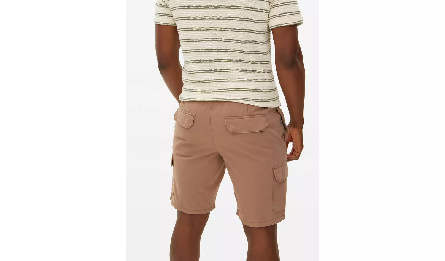 Neutral Washed Cargo Shorts 42