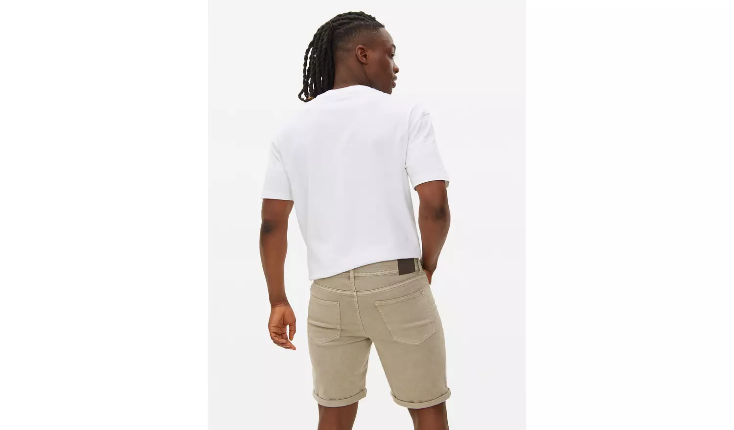 Grey Garment Dye Denim Shorts 30