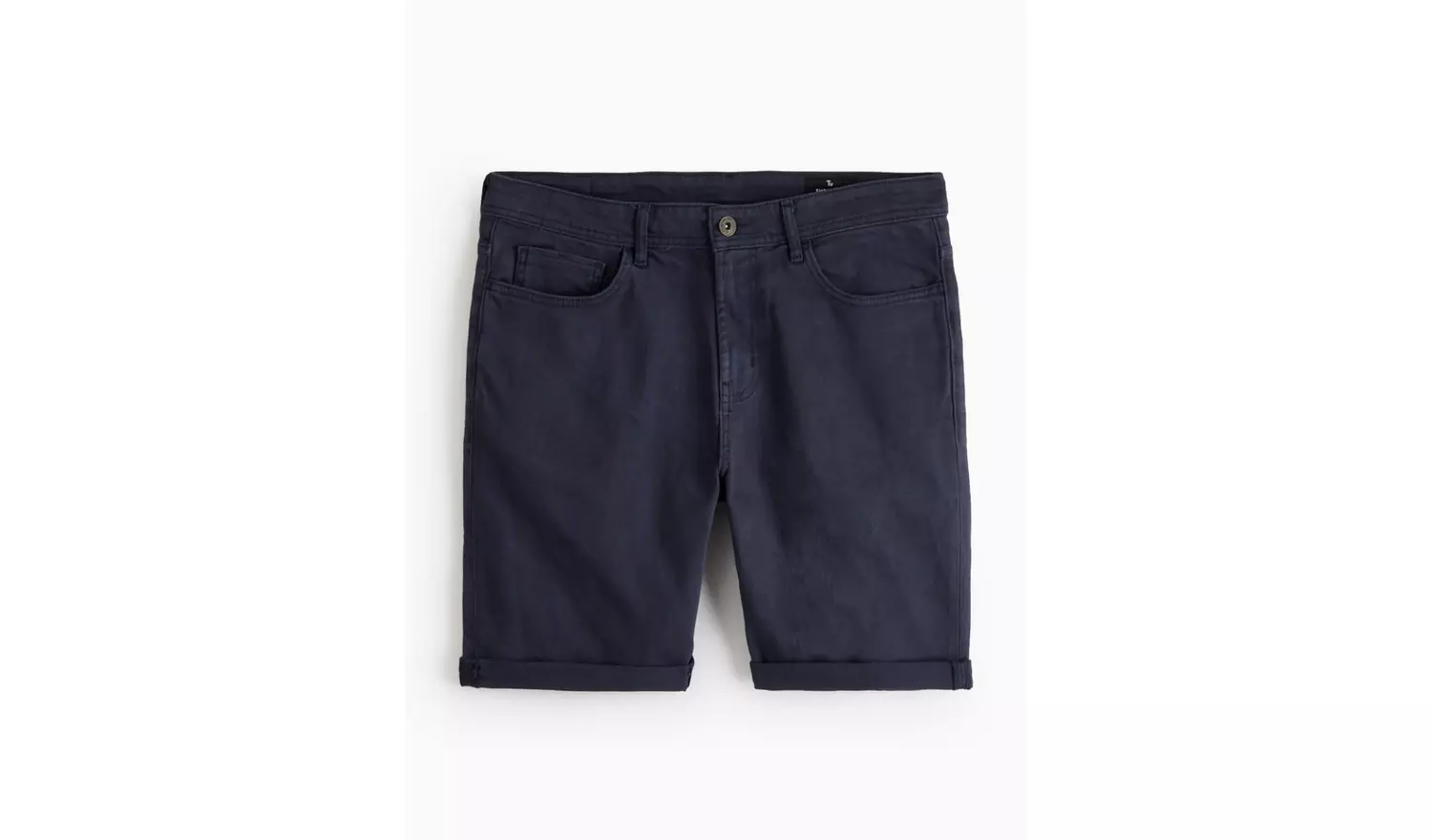 Navy Garment Dye Denim Shorts 40