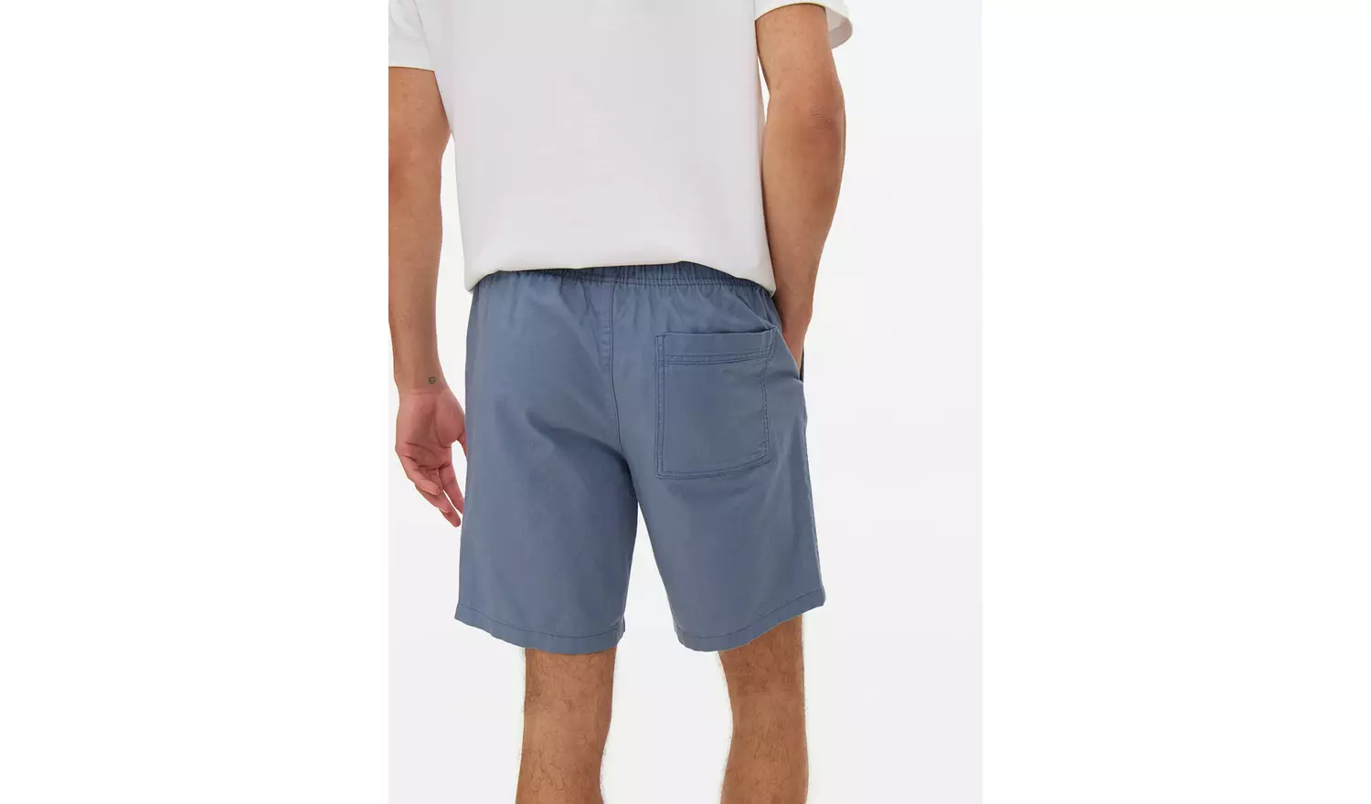 Blue Drawstring Cotton Shorts 40