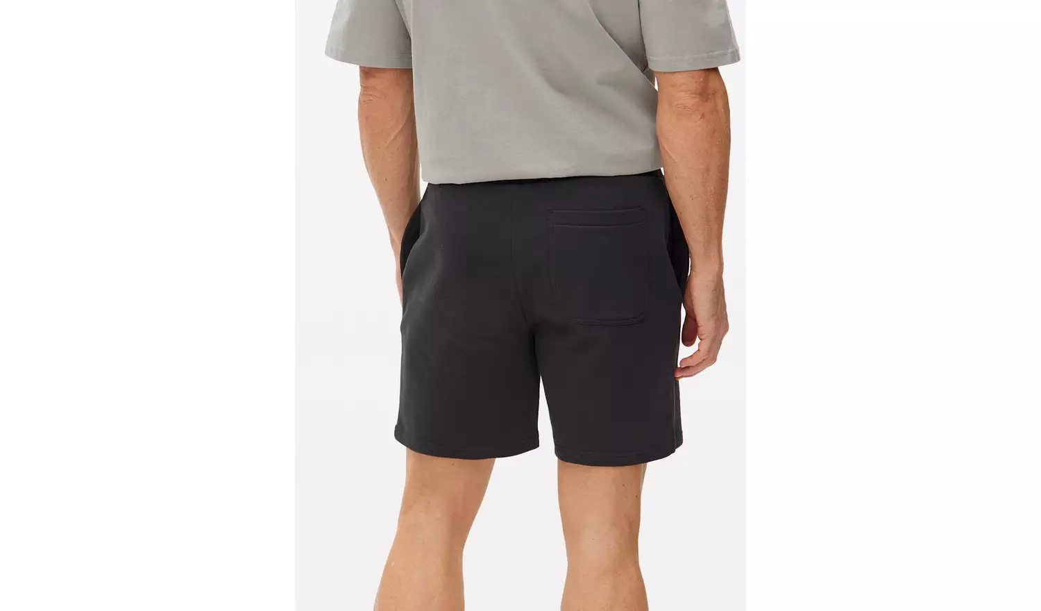 Black Jersey Drawstring ShortsL