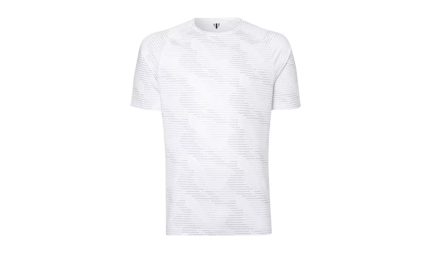 Admiral White Geometric Print T-Shirt - XL