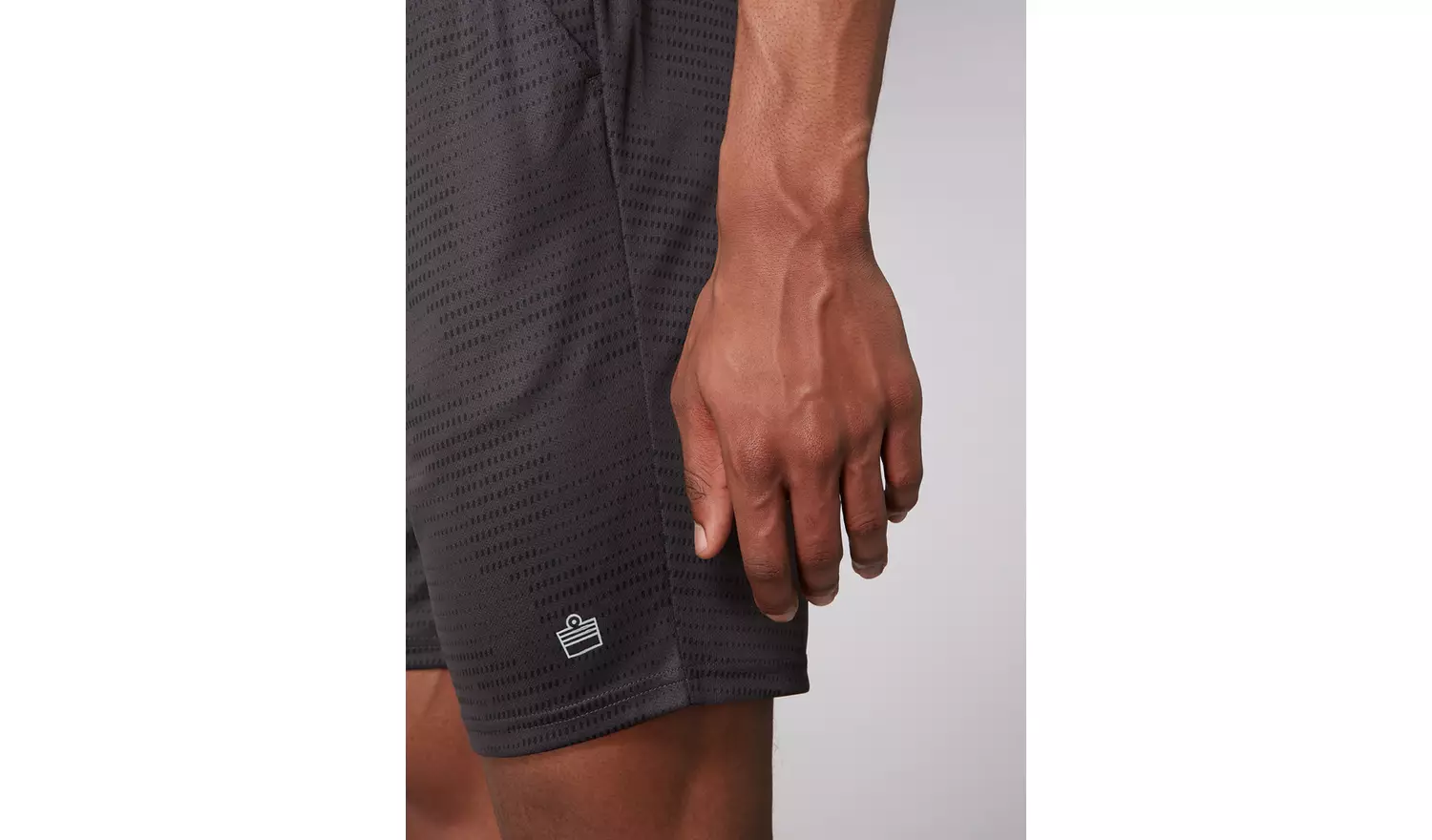 Charcoal Printed Shorts - XL