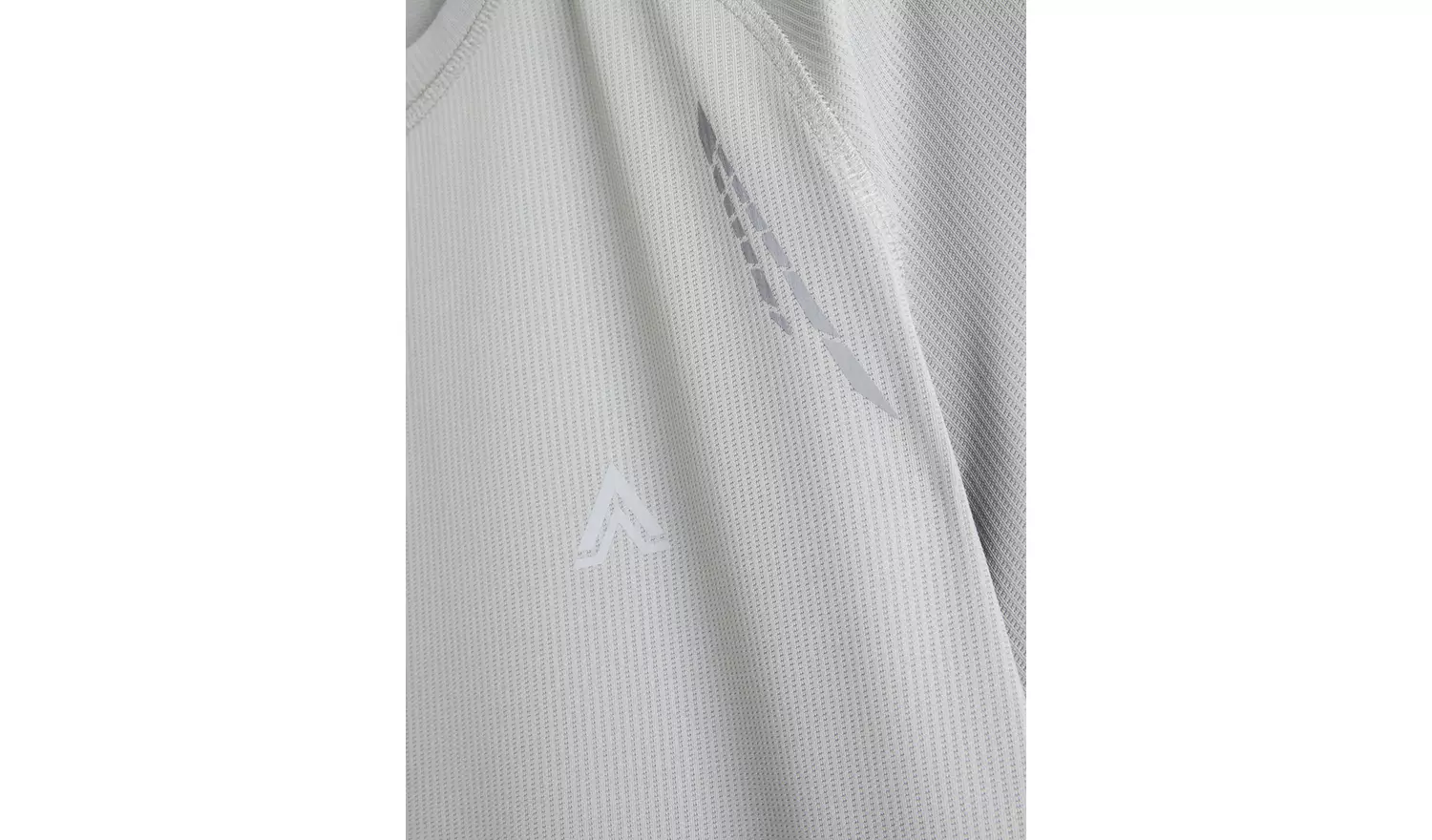 Active Light Grey Printed Logo T-Shirt S